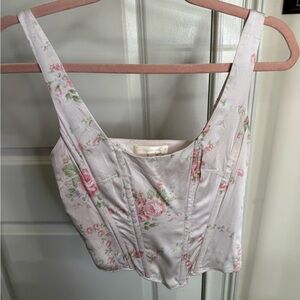 LOVESHACKFANCY Floral Corset